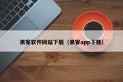 黑客软件网站下载（黑客app下载）