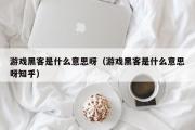 游戏黑客是什么意思呀（游戏黑客是什么意思呀知乎）