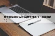 黑客网站网址入口qq黑客技术（“黑客网站”）